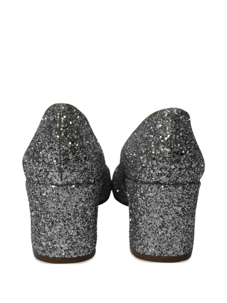 Pantofi cu toc Mansur Gavriel argintiu