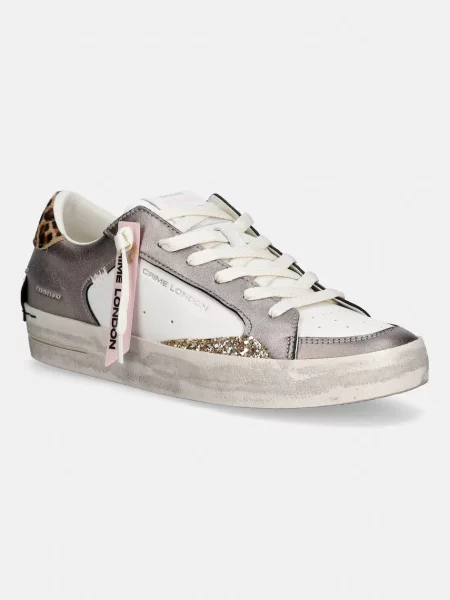 Crime London DELUXE sneakers pentru femei din piele maro