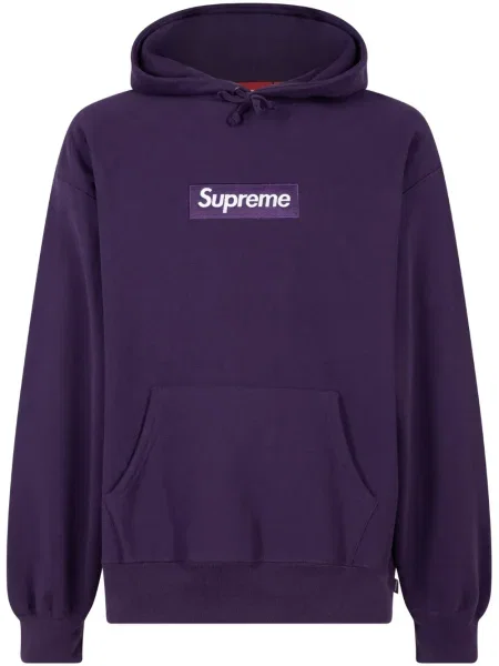 Majica s kapuljačom Supreme ljubičasta