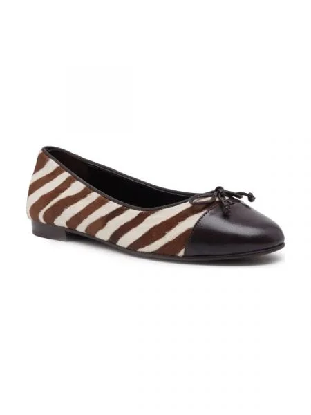 TORY BURCH Bőr balerina barna