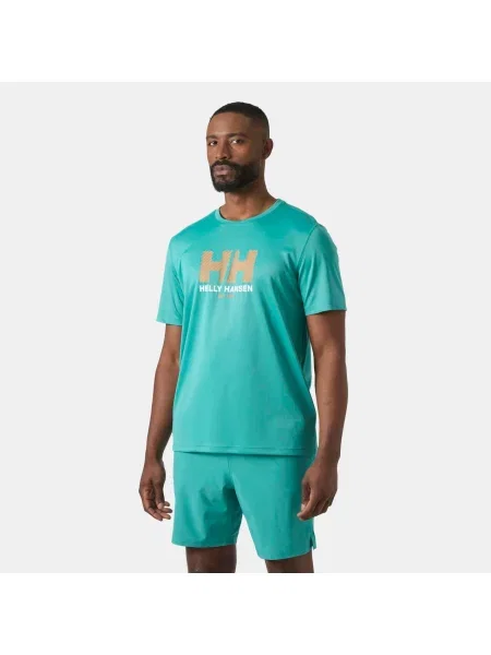 Koszulka Helly Hansen Tech Graphic zielona