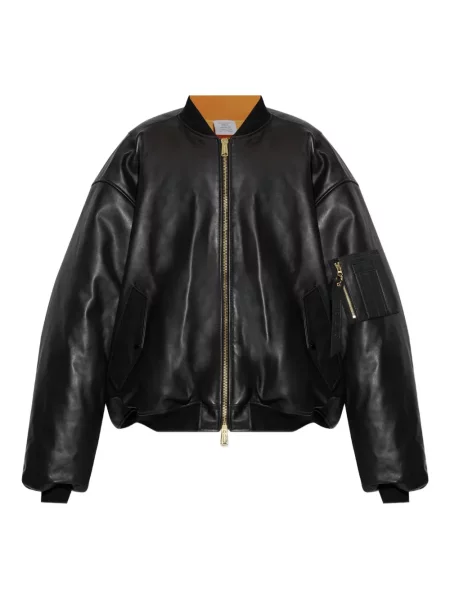 Geanta de piele Vetements negru