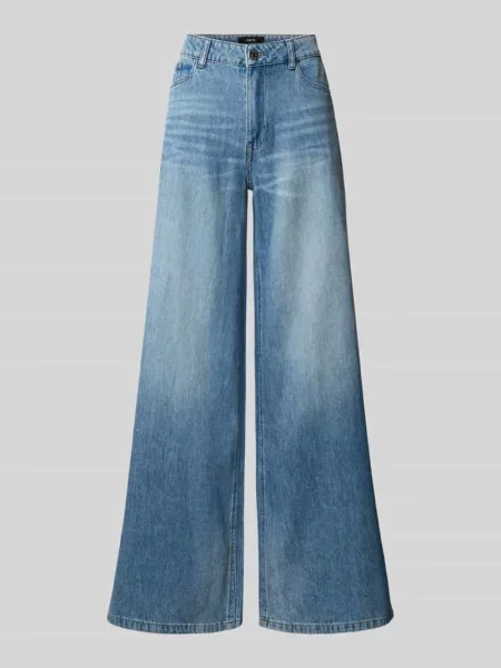 Jeansy o kroju wide fit z czystej bawełny Zero