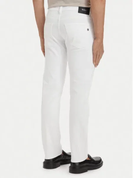 BOSS Jeans hlače H-Delaware bela