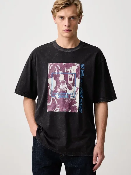 Karl Lagerfeld Jeans tricou pentru bărbați din negru