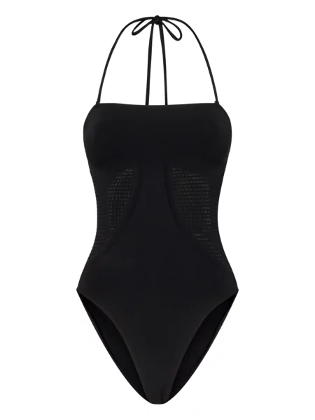 Plavky Wolford se síťovinou černé