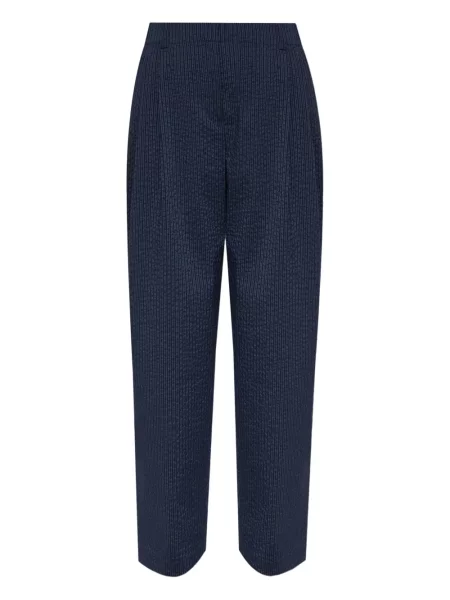 Pantaloni Maison Kitsune cu dungi albastru