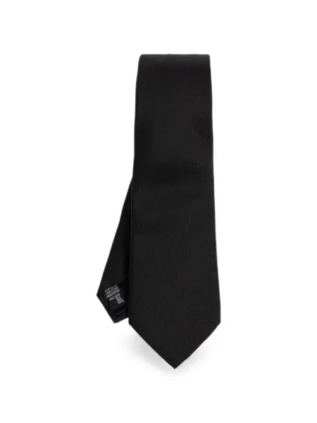 Cravată Giorgio Armani cu autograf negru