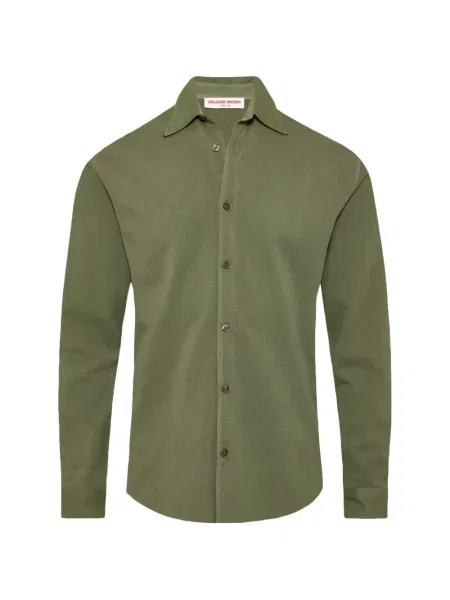 Риза Orlebar Brown зелено