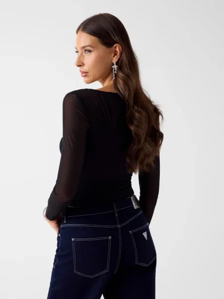 GUESS Bluză KADELYN' negru