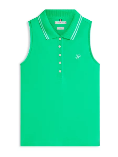 TOMMY HILFIGER Top nefritová zelená