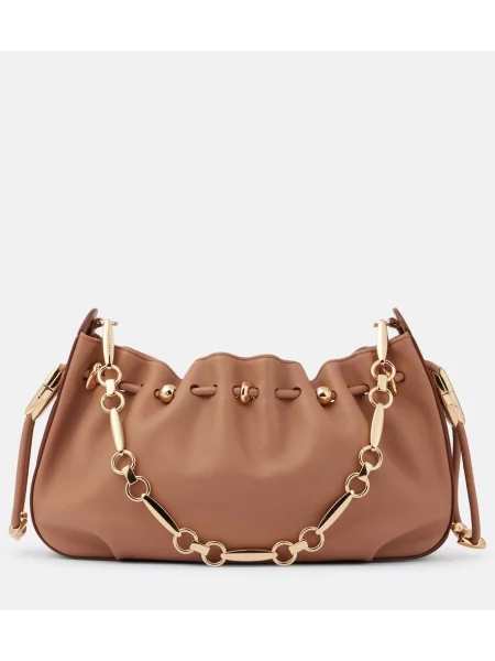 Geanta de piele Zimmermann din piele roz