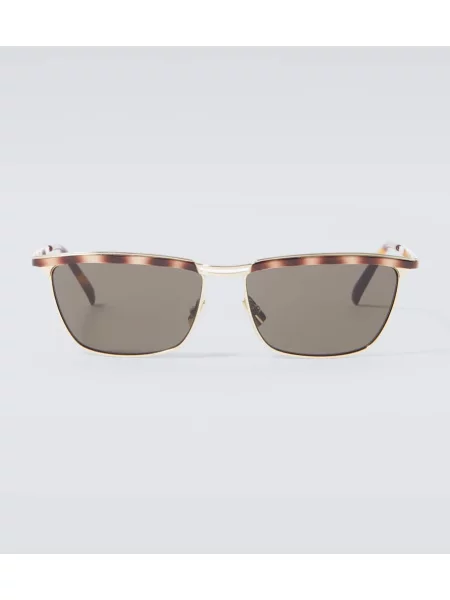 Ochelari de soare Saint Laurent auriu
