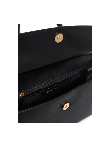 MICHAEL Michael Kors listová kabelka dámska z imitácie kože Landry čierna