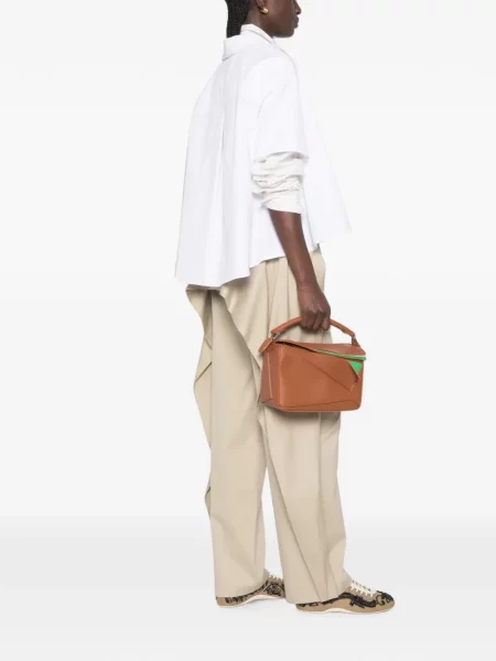 Cămașă Loewe cu broderie alb
