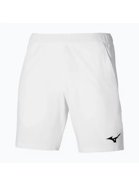Pantaloni scurți de tenis pentru bărbați Mizuno 8 in Flex Short white alb
