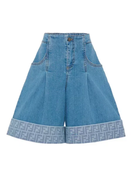 Szorty jeansowe dziecięce Fendi niebieskie
