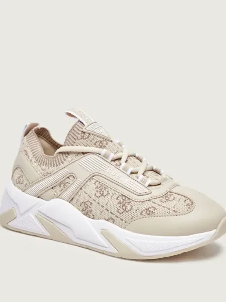 Sneakerși Guess bej