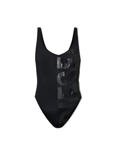 Diesel jednoczęściowy strój kąpielowy BFSW-KYLIA SWIMSUIT miękka miseczka czarny