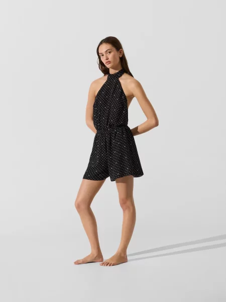 Karl Lagerfeld Rochie de plaja negru alb