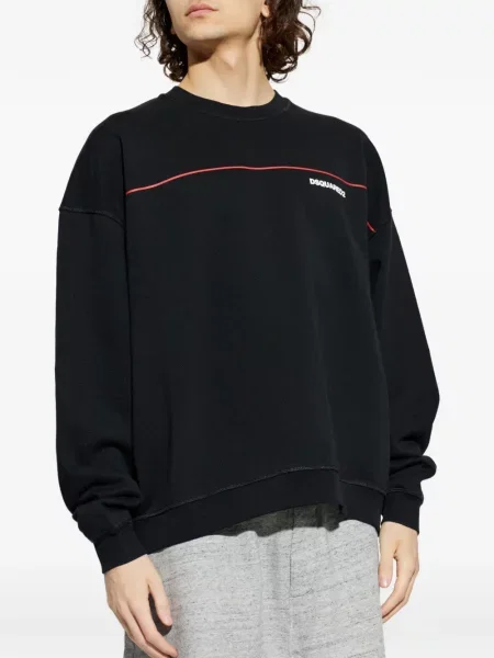 Hanorac Dsquared2 cu autograf negru