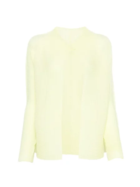 Geacă Issey Miyake lungă galben