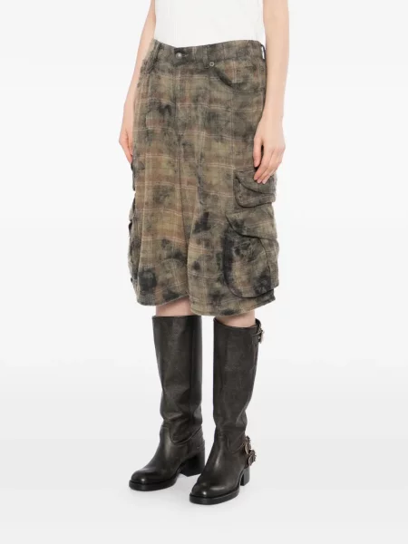 Pantaloni scurți cargo R13 verde