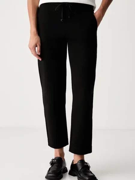 MM by Max Mara pantaloni de trening pentru femei cu MMLZINNIA negru