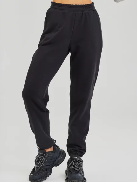 Штани спортивні Umon бавовна/еластан чорний