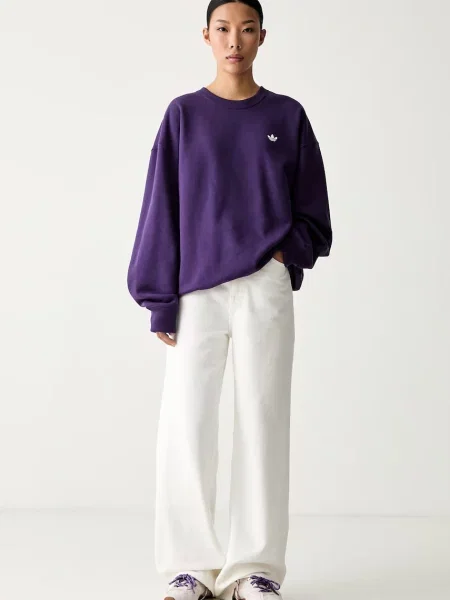 Adidas Originals кофта оверсайз з бавовною Essentials