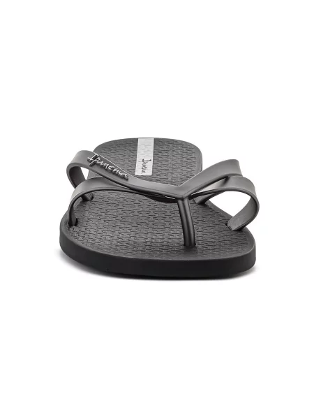 Női flip-flop papucsok Ipanema Kirei black/silver. Méret: 37 EU fekete