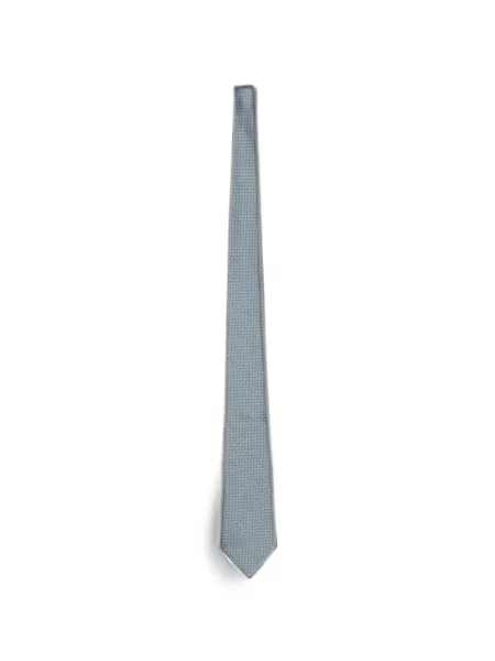 Cravată Zegna din jacard albastru