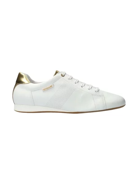 Sneakersy Mephisto sznurowane biznesowe białe