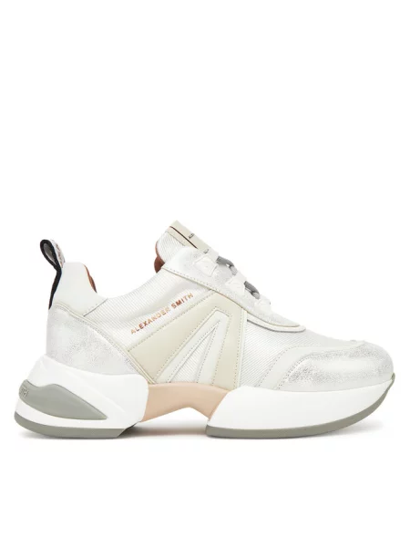 Sneakersy Alexander Smith białe