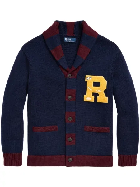 Polo majica Polo Ralph Lauren s printom keper niski struk smeđa
