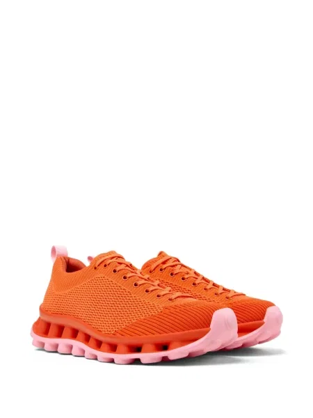 Sneakerși Camper tricotate portocaliu