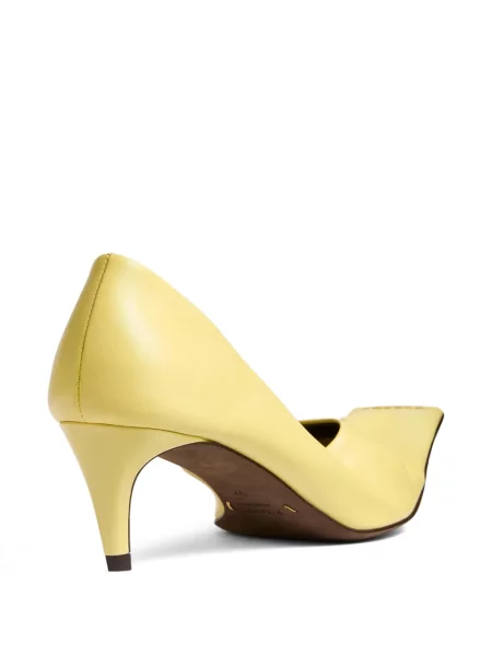Pantofi cu toc Khaite galben