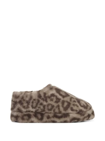 Pantofi loafer Apparis cu imagine cu model leopard maro