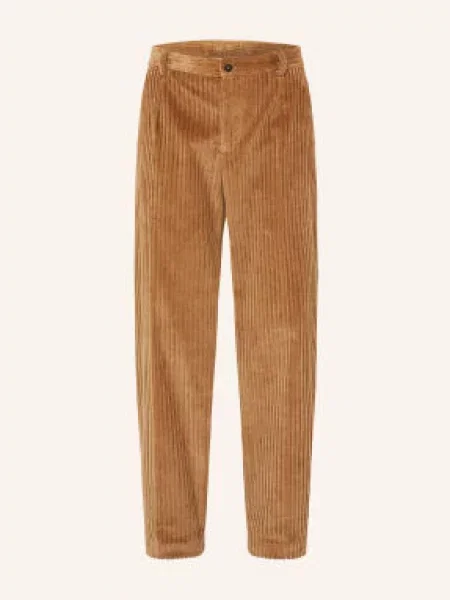 Dolce & Gabbana Kordové Kalhoty Slim Fit koňaková