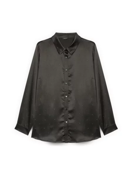 Koszula Fiorella Rubino z ćwiekami czarna