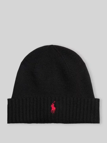 Polo Ralph Lauren czapka wełniana czarna