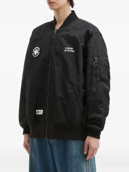 Geacă bomber Fingercroxx negru