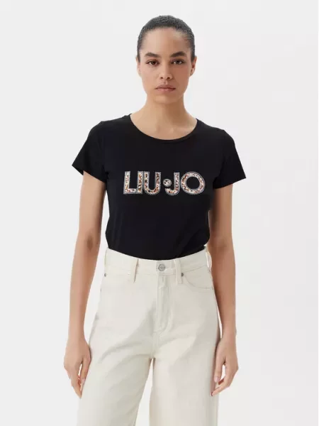 T-Shirt Liu Jo Beachwear μαύρο
