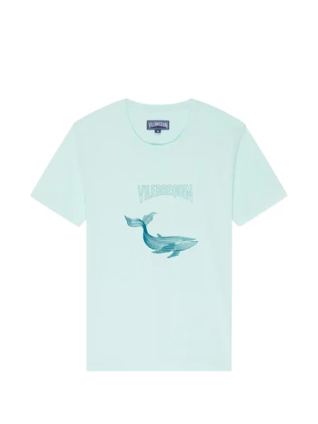 Tričko Vilebrequin s potiskem modré