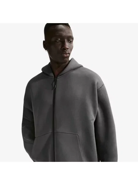 Hanorac cu glugă Nike din fleece negru