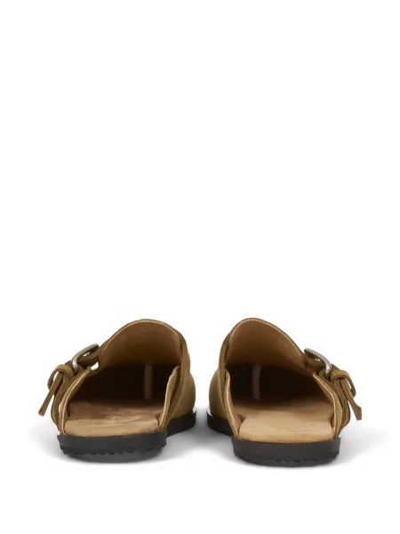 Papuci tip mules Maison Margiela cu cataramă maro