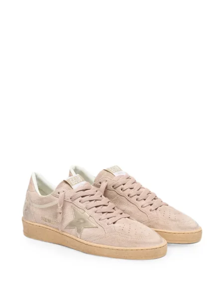 Велурени маратонки Golden Goose Ball Star розово
