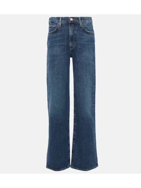 Proste jeansy Agolde niebieskie