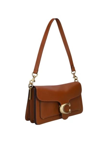 Torebka crossbody Coach skórzana brązowa