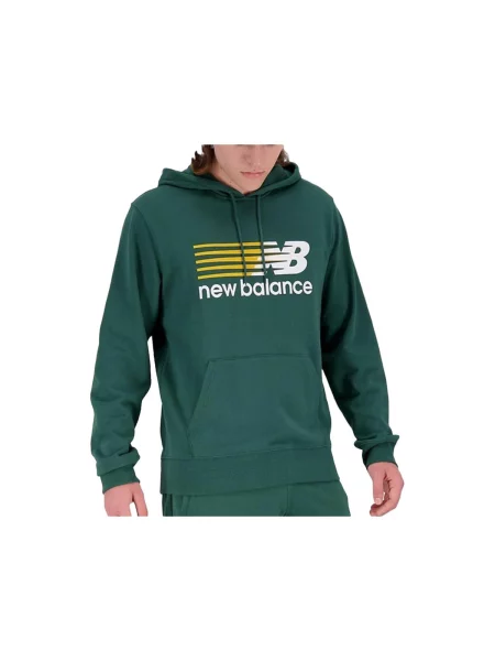 Geacă New Balance cu autograf verde
